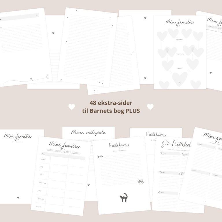 ekstra sider 48 sider (a4)