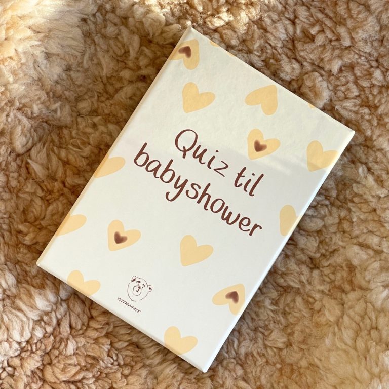 mindekort quiz til babyshower (20 stk)