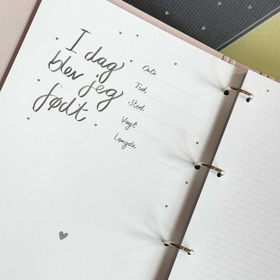 barnets bog (rosa m. hjerter limited edition)